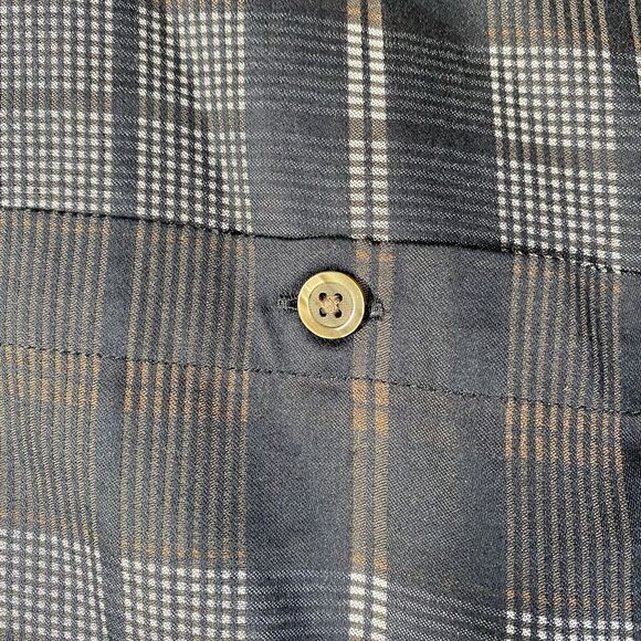 Haupt Men's Plaid Button Front Shirt Size Medium 39/40  15.5 - Picture 3 of 13